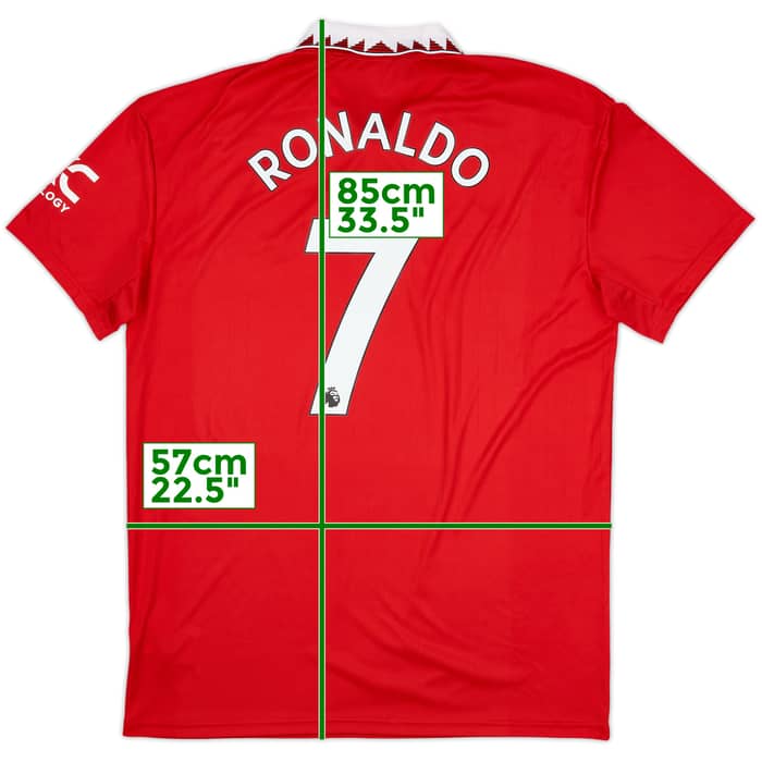 2022-23 Manchester United Home Shirt Ronaldo #7 - 8/10 - (3XL)