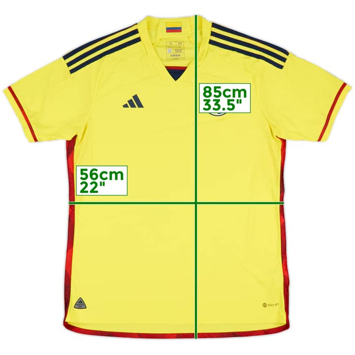 2022-23 Colombia Authentic Home Shirt - 10/10 - (XL)