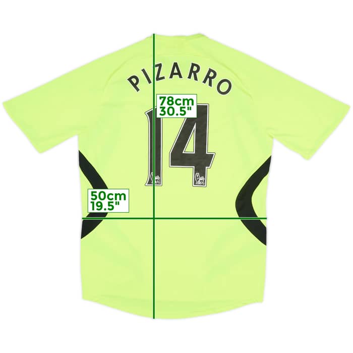 2007-08 Chelsea Away Shirt Pizarro #14 - 8/10 - (M)