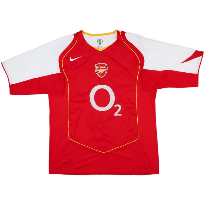 2004-05 Arsenal Home Shirt Bergkamp #10 - 8/10 - (L)