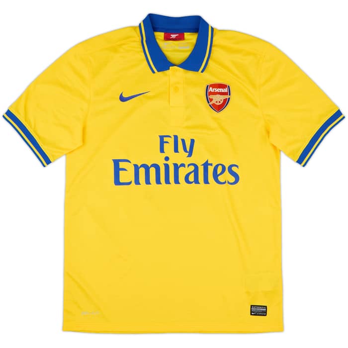 2013-14 Arsenal Away Shirt Arteta #8 - 8/10 - (M)