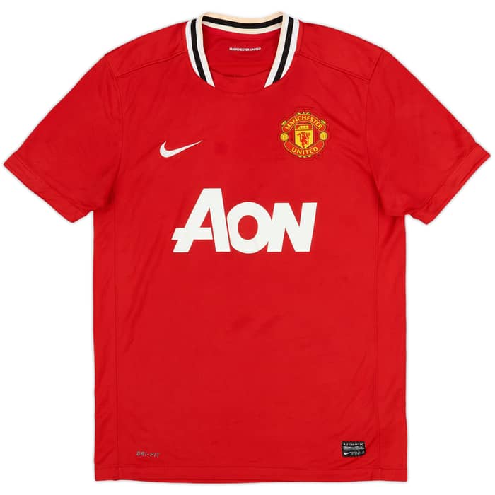 2011-12 Manchester United Home Shirt Rooney #10 - 6/10 - (M)