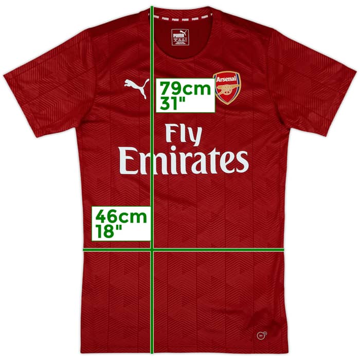 2017-18 Arsenal Puma Training Shirt - 9/10 - (S)