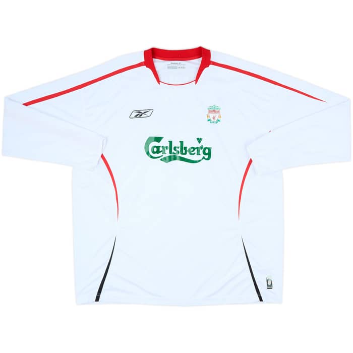 2005-06 Liverpool Away L/S Shirt Fowler #11 - 8/10 - (XXL)