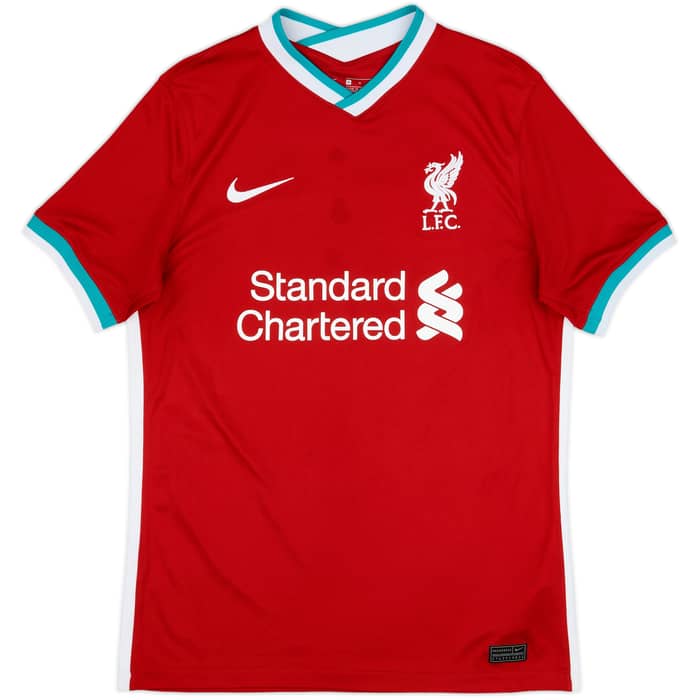 2020-21 Liverpool Home Shirt M.Salah #11 - 6/10 - (M)