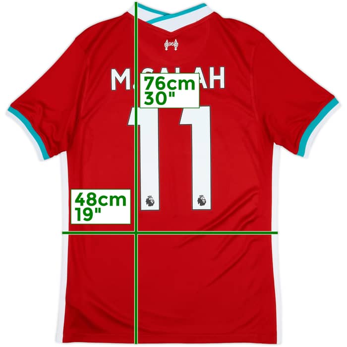 2020-21 Liverpool Home Shirt M.Salah #11 - 6/10 - (M)