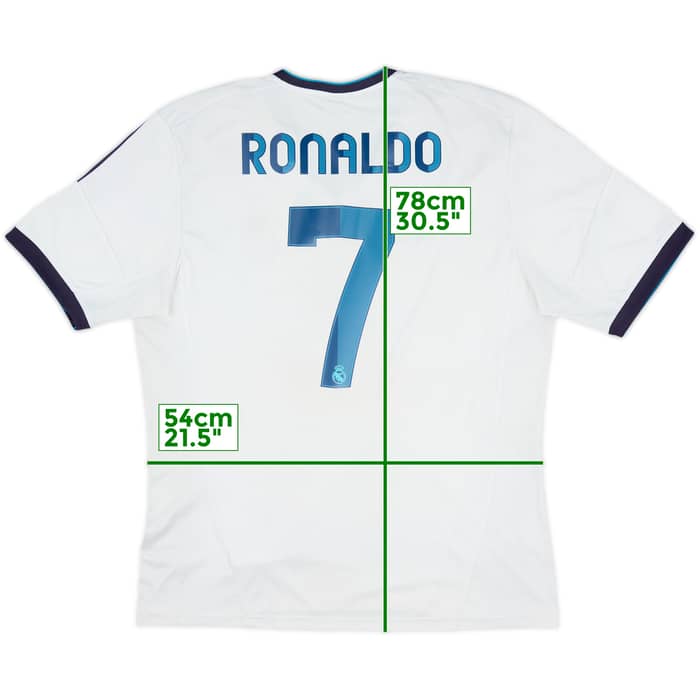 2012-13 Real Madrid Home Shirt Ronaldo #7 - 5/10 - (XL)