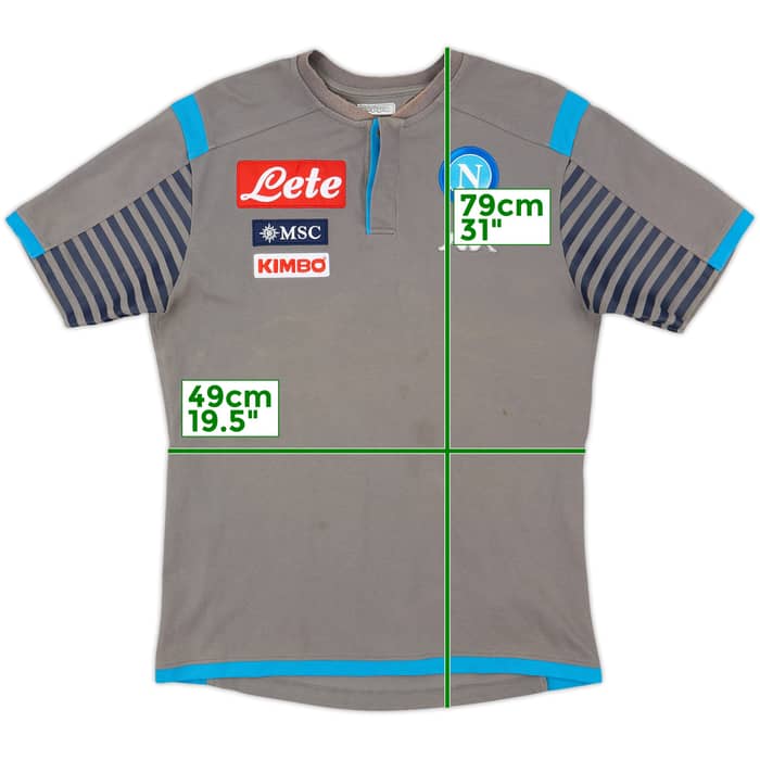 2017-18 Napoli Kappa Polo Shirt - 5/10 - (XL)