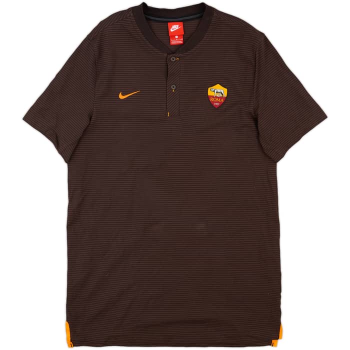 2017-18 Roma Nike Polo Shirt - 9/10 - (L)