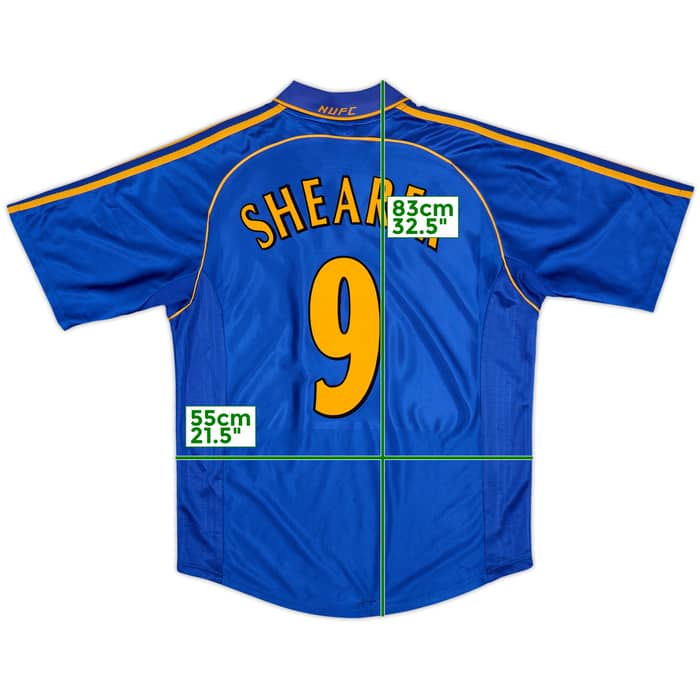1998-99 Newcastle Away Shirt Shearer #9 - 8/10 - (L)