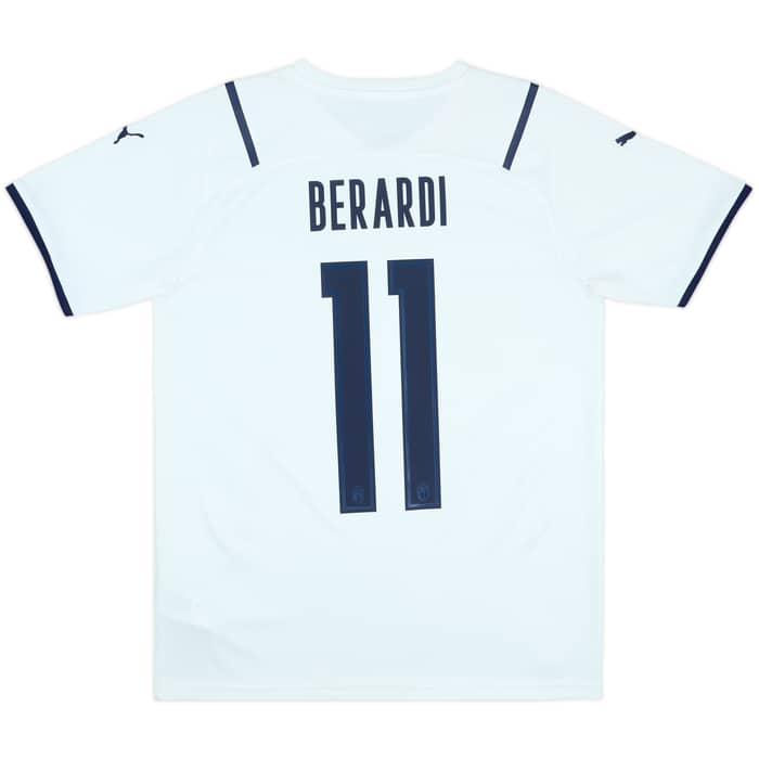 2021 Italy Away Shirt Berardi #11 - 7/10 - (M)