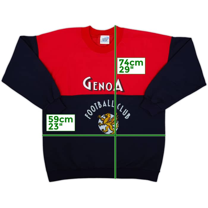 1990-91 Genoa Le Felpe dei Grandi Sweat Top - 9/10 - (L)