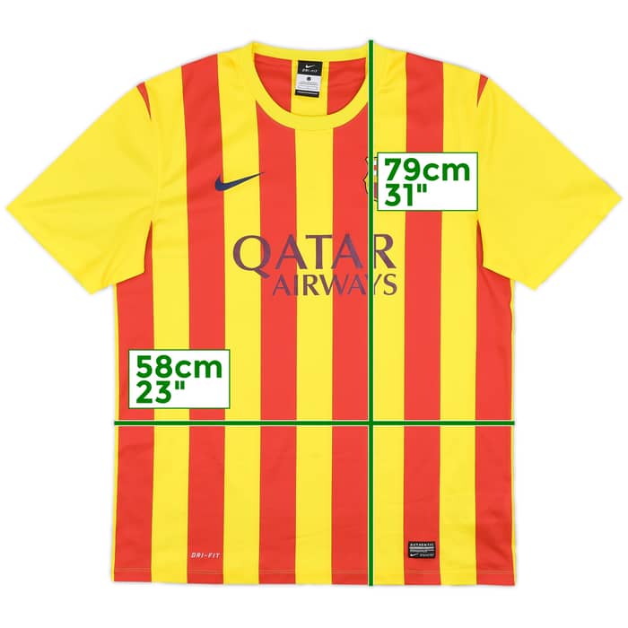 2013-15 Barcelona Basic Away Shirt - 9/10 - (L)