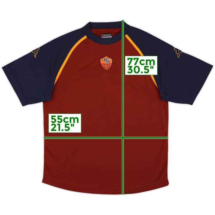 2000-01 Roma Kappa Training Shirt - 10/10 - (M)