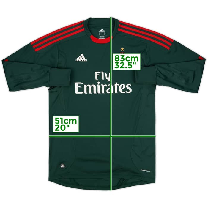 2011-12 AC Milan GK Shirt - 9/10 - (M)