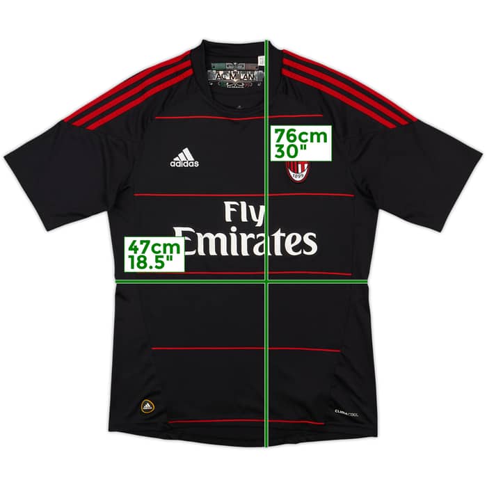 2010-11 AC Milan Third Shirt - 5/10 - (M)