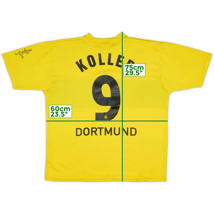 2002-03 Borussia Dortmund Home Shirt Koller #9 - 4/10 - (XL)