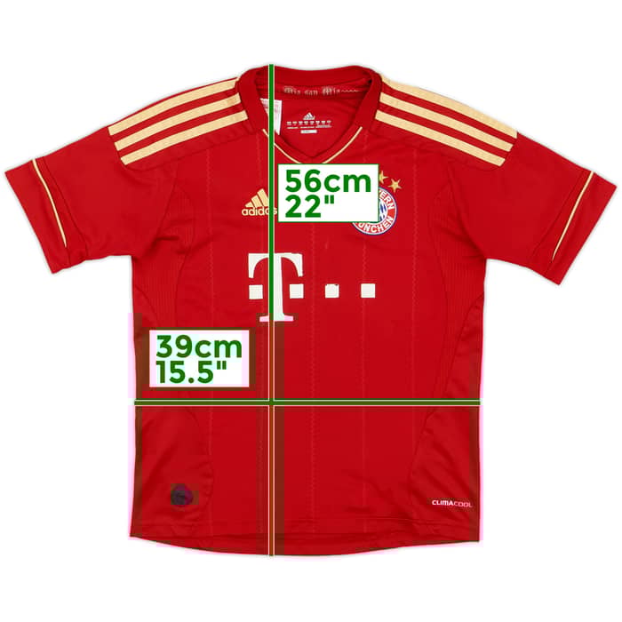 2011-13 Bayern Munich Home Shirt - 5/10 - (S.Boys)