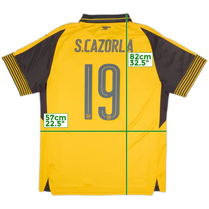 2016-17 Arsenal Away Shirt S.Cazorla #19 - 7/10 - (XL)