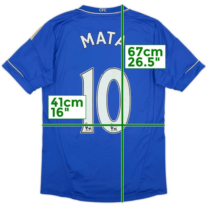2012-13 Chelsea Home Shirt Mata #10 - 6/10 - (M.Boys)