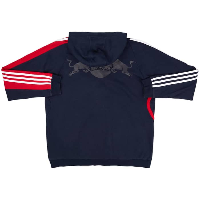 2008-09 New York Red Bulls adidas Hooded Top - 8/10 - (XXL)