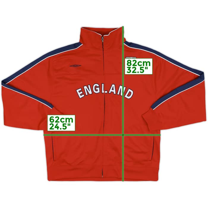 2004-06 England Umbro Track Jacket - 9/10 - (XL)