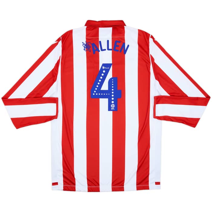 2019-20 Stoke City Home L/S Shirt Allen #4 - 8/10 - (XXL)