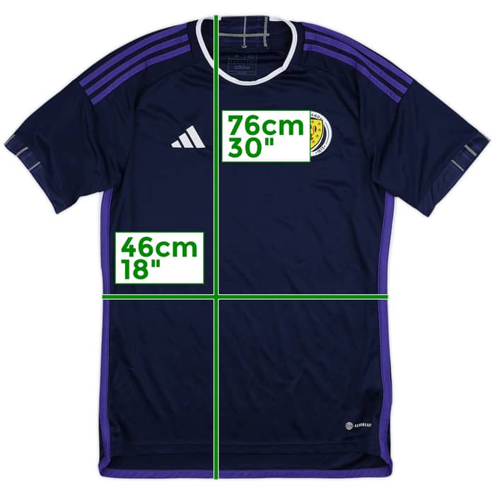 2022-23 Scotland Home Shirt - 8/10 - (M)