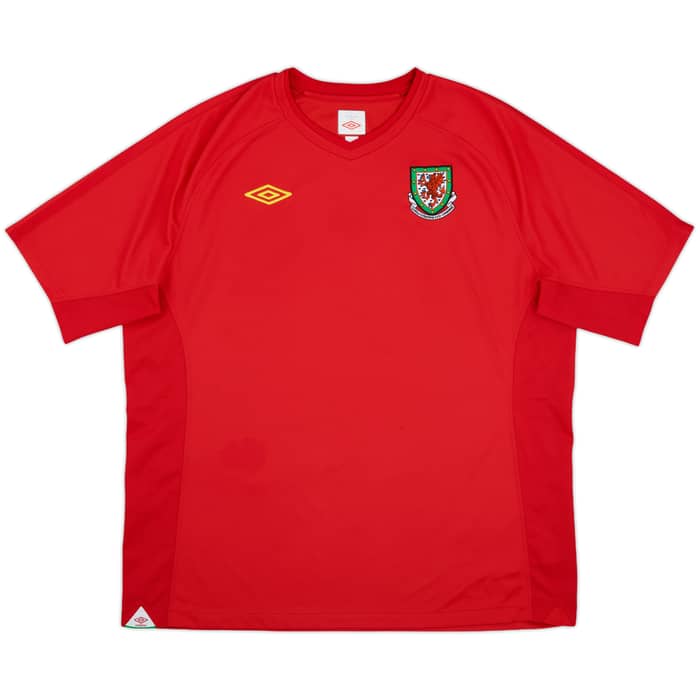 2010-11 Wales Home Shirt - 9/10 - (XXL)
