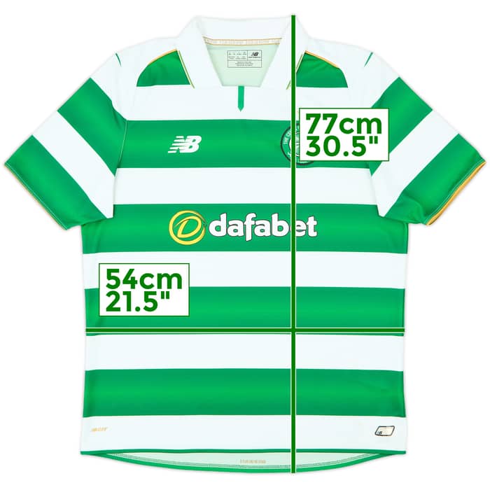 2016-17 Celtic Home Shirt - 8/10 - (L)