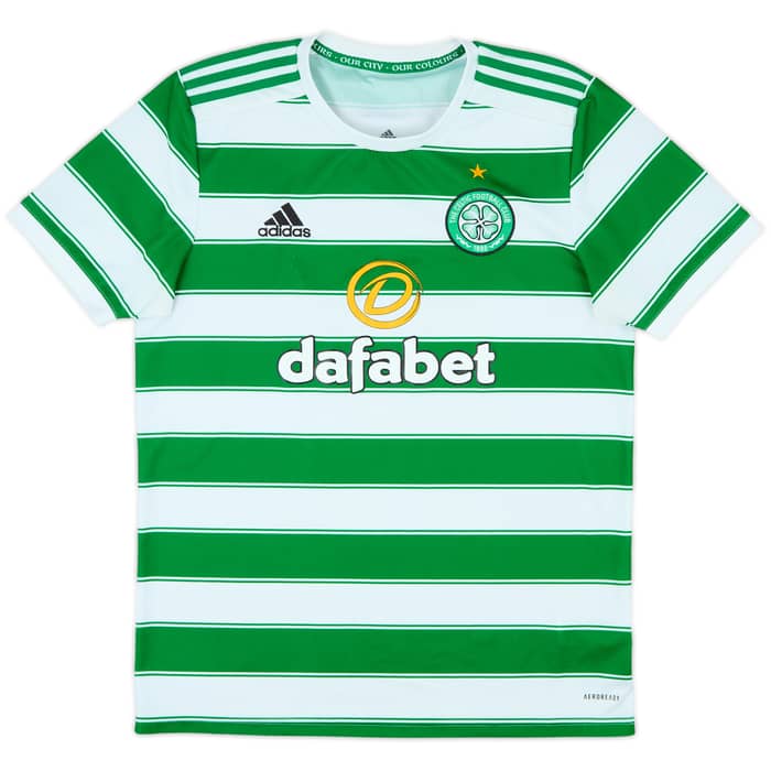 2021-22 Celtic Home Shirt - 9/10 - (M)