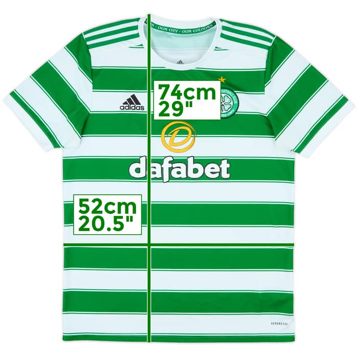 2021-22 Celtic Home Shirt - 9/10 - (M)