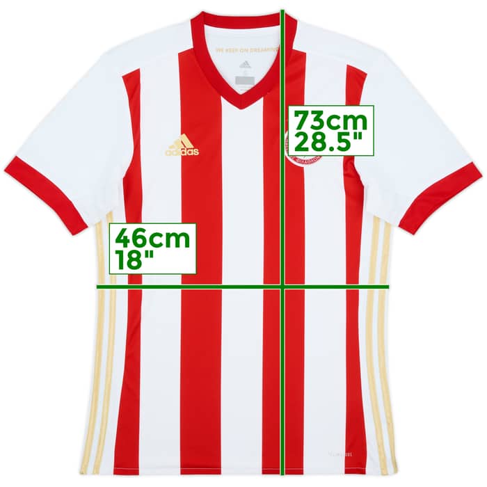 2017-18 Olympiakos Home Shirt - 8/10 - (S)