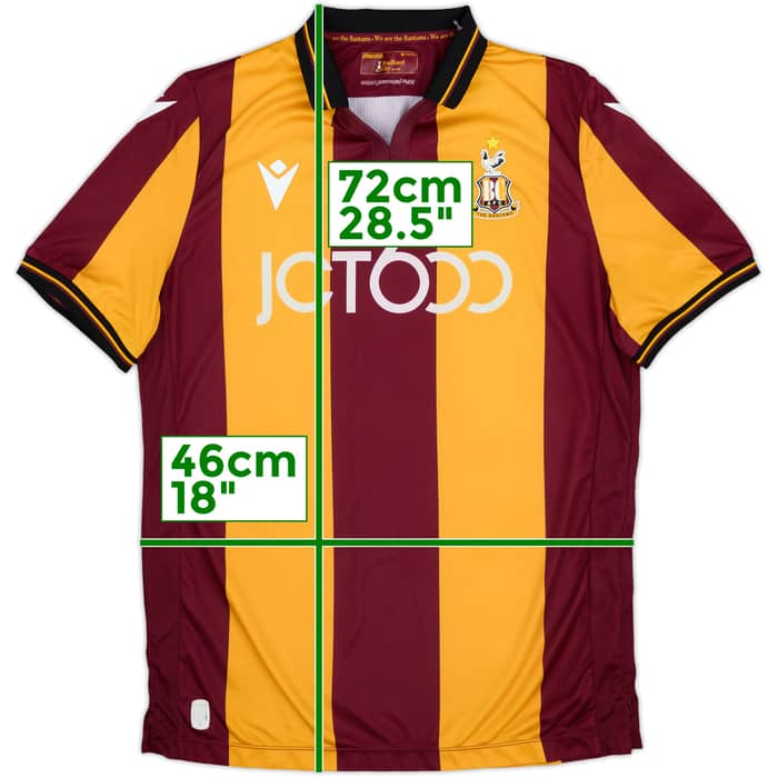 2022-23 Bradford City Home Shirt - 8/10 - (M)