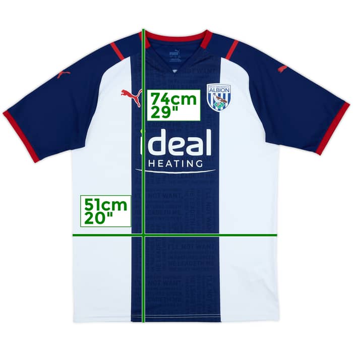 2021-22 West Brom Home Shirt - 10/10 - (L)