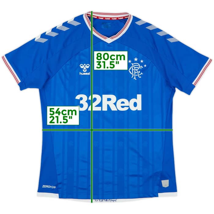 2019-20 Rangers Home Shirt - 8/10 - (XL)
