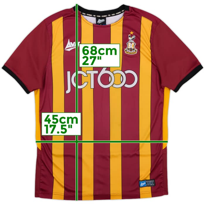 2019-20 Bradford City Home Shirt - 7/10 - (S)