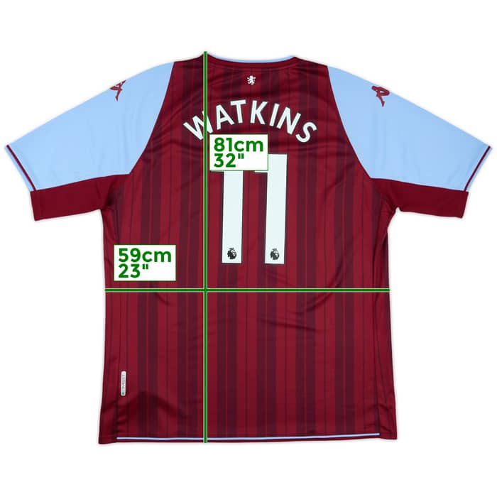 2021-22 Aston Villa Home Shirt Watkins #11 - 10/10 - (XXL)