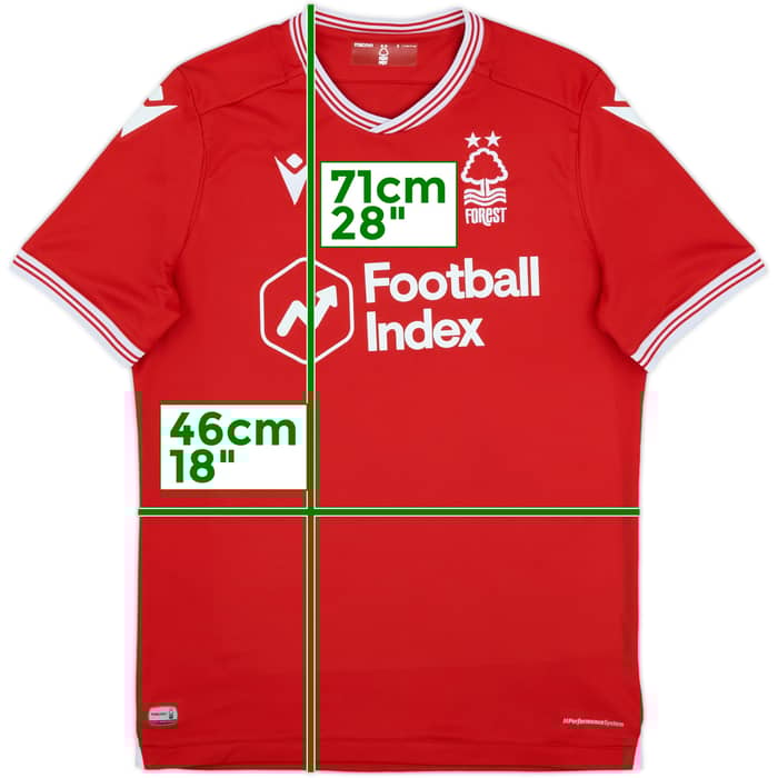 2020-21 Nottingham Forest Home Shirt - 8/10 - (S)