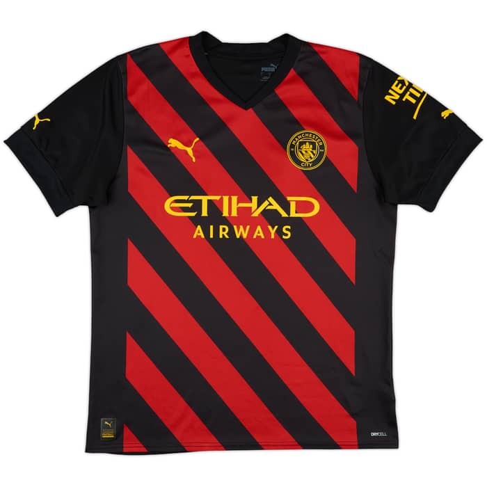 2022-23 Manchester City Away Shirt De Bruyne #17 - 9/10 - (L)