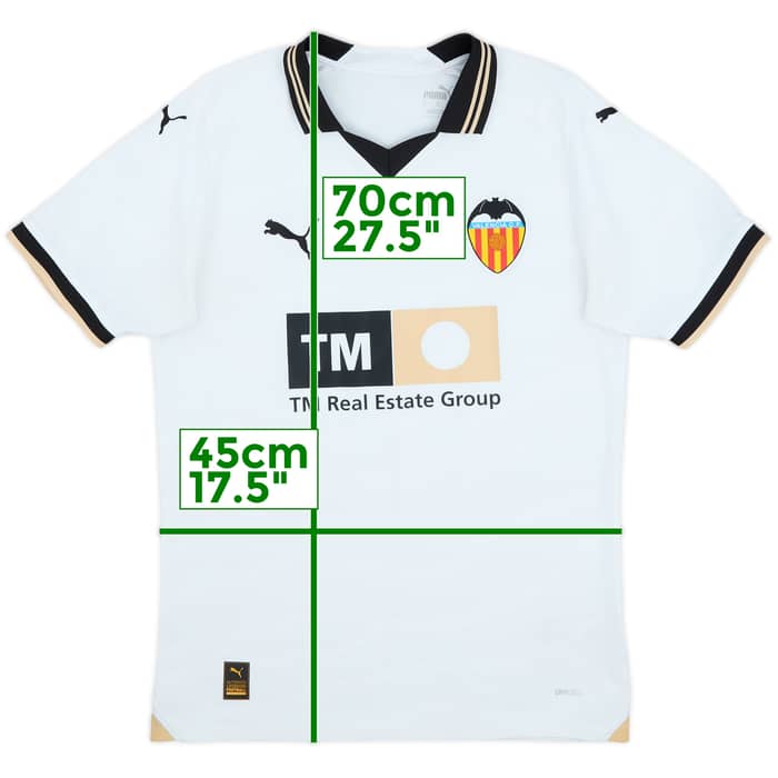 2023-24 Valencia Home Shirt - 10/10 - (S)