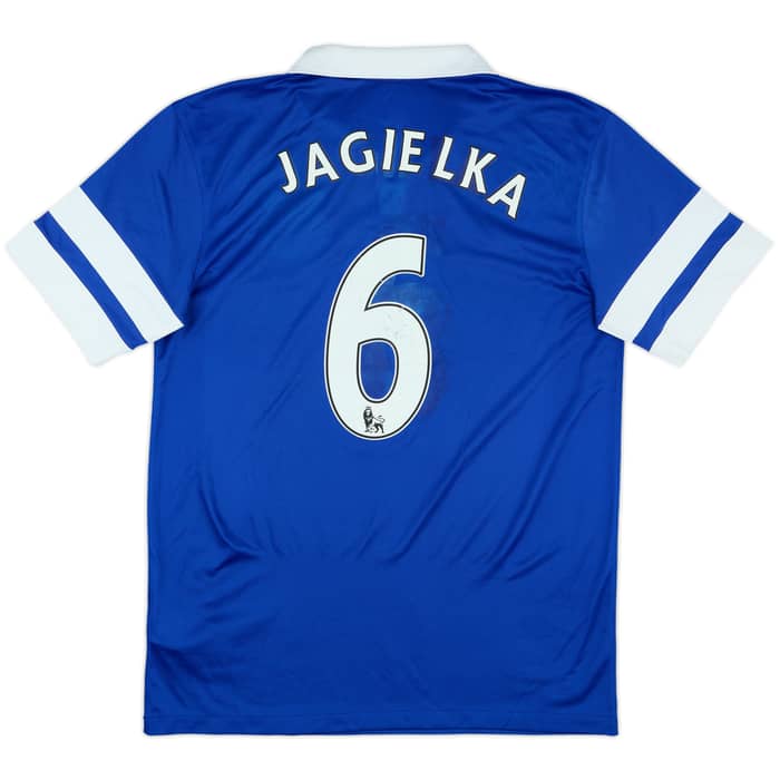 2013-14 Everton Home Shirt Jagielka #6 - 5/10 - (M)