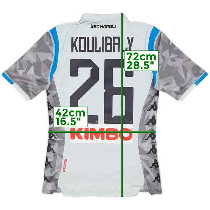 2018-19 Napoli Authentic Third Shirt Koulibaly #26 - 8/10 - (M)