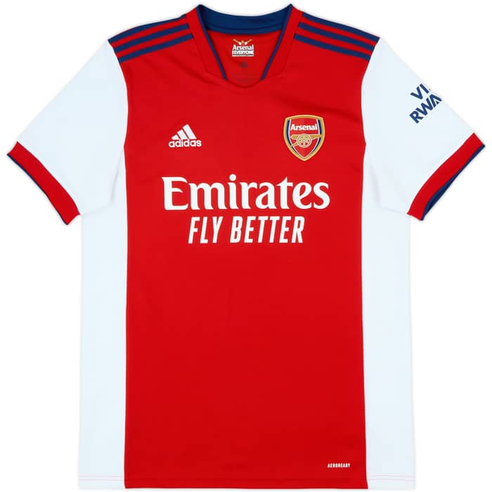 2021-22 Arsenal Home Shirt Odegaard #8 - 8/10 - (L)