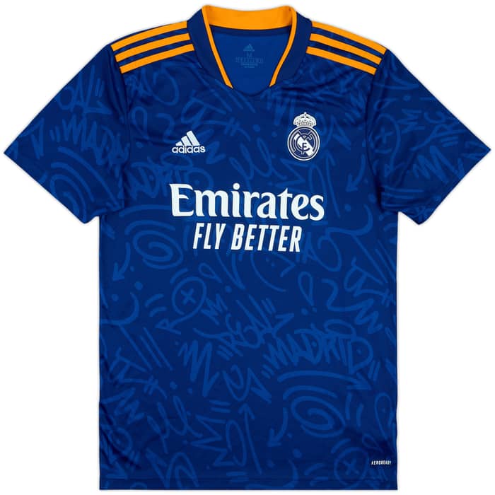 2021-22 Real Madrid Away Shirt Benzema #9 - 10/10 - (M)