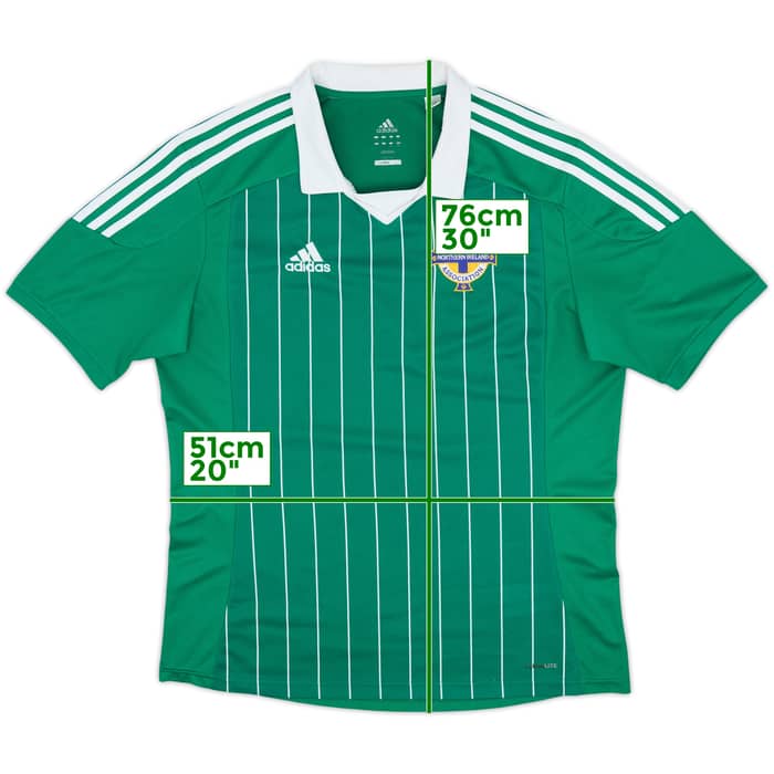 2012-13 Northern Ireland Home Shirt - 8/10 - (L)