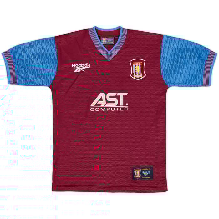 1997-98 Aston Villa Home Shirt - 9/10 - (Y)