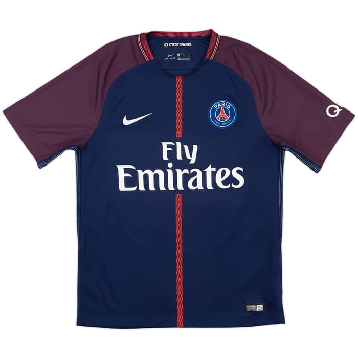 2017-18 Paris Saint-Germain Home Shirt Di Maria #11 - 9/10 - (M)