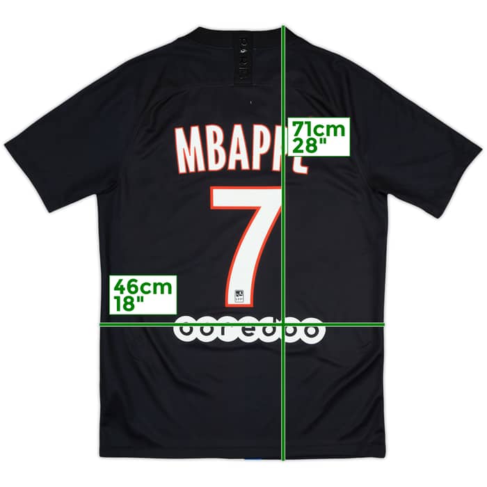 2019-20 Paris Saint-Germain Fourth Shirt Mbappe #7 - 10/10 - (S)