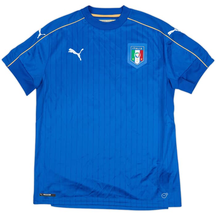 2016-17 Italy Home Shirt - 9/10 - (L)